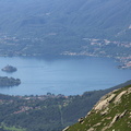 Lac d'Orta vu depuis le sommet de Mottarone